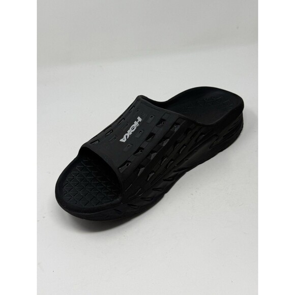Hoka One One Ora Recovery Slides Mens 12 Black Comfort Lightweight Shoes Sandals main image 5